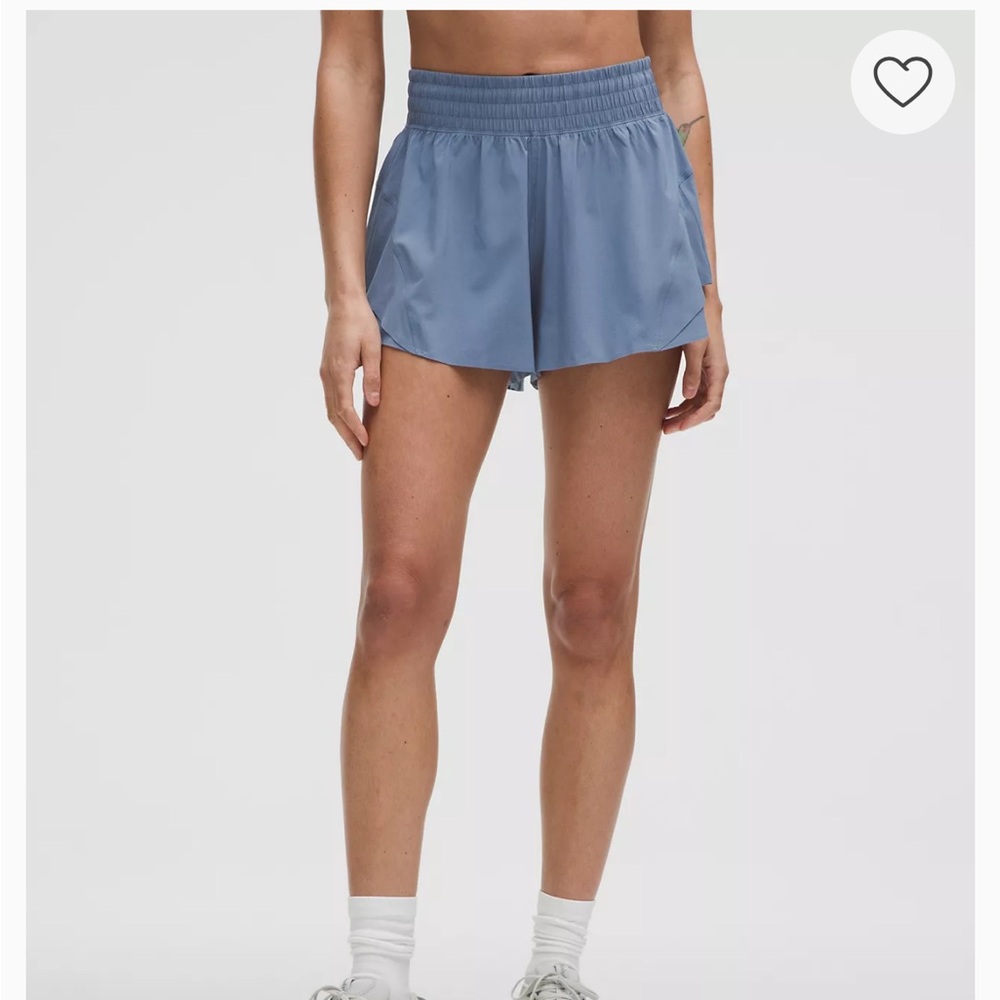 Lululemon Shake It Out High Rise Run Short 2.5